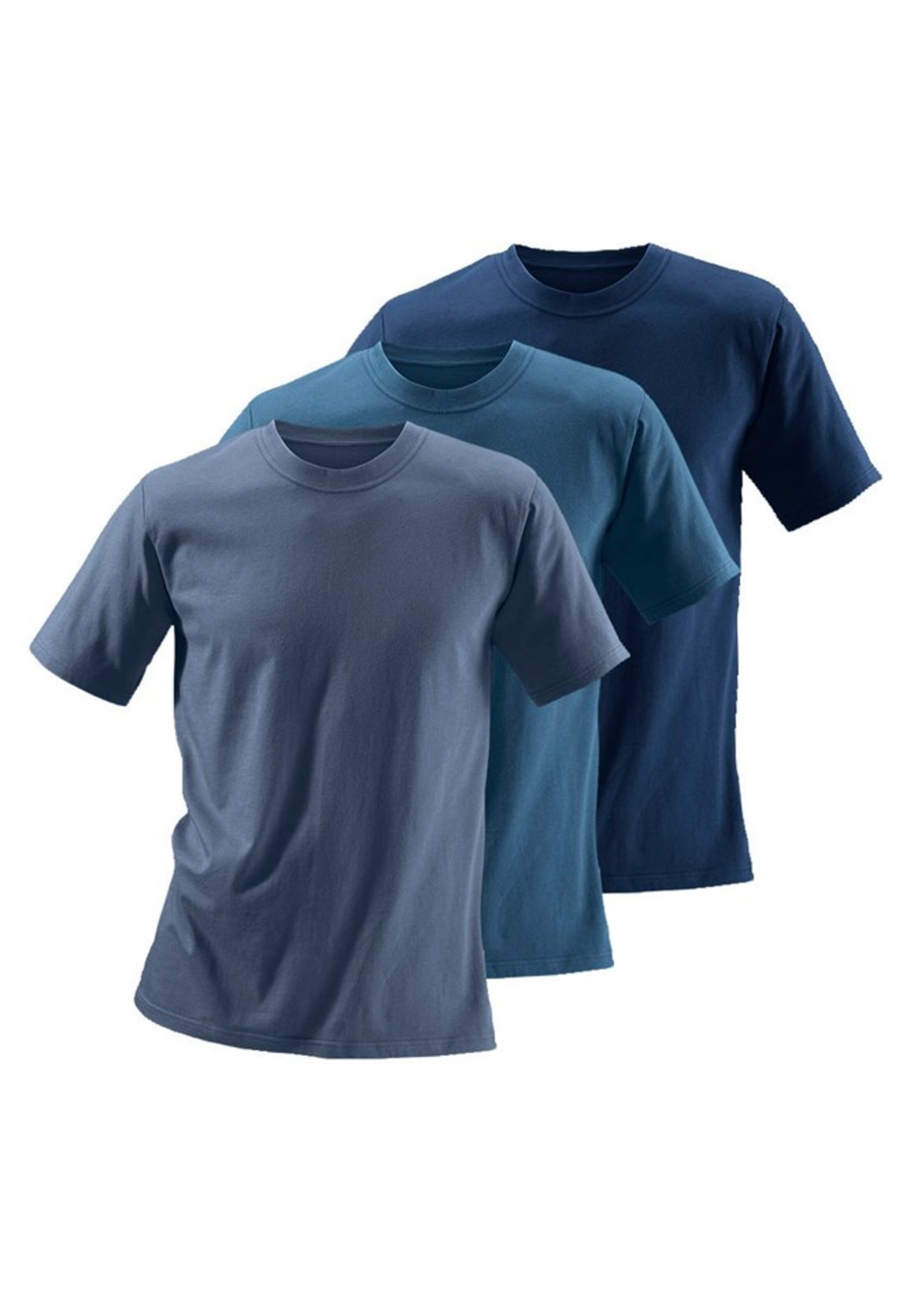 H.I.S EM Rundhalsshirt in Blau: Vorderseite