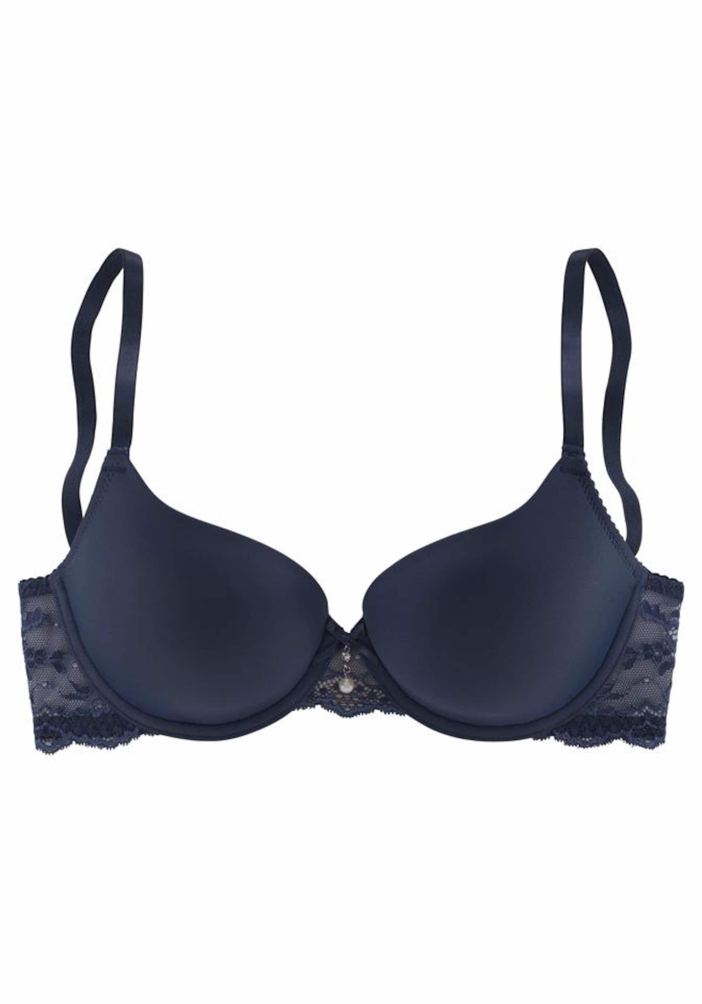 LASCANA Tričkové Podprsenka - Modrá: predná strana