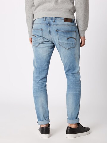 G-STAR Skinny Jeans 'Revend' in Blauw