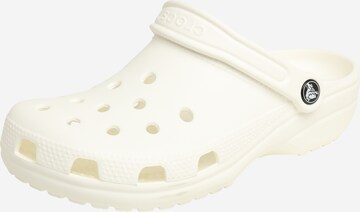 Crocs Puukengät & Crocs-jalkineet 'Classic' värissä valkoinen: edessä