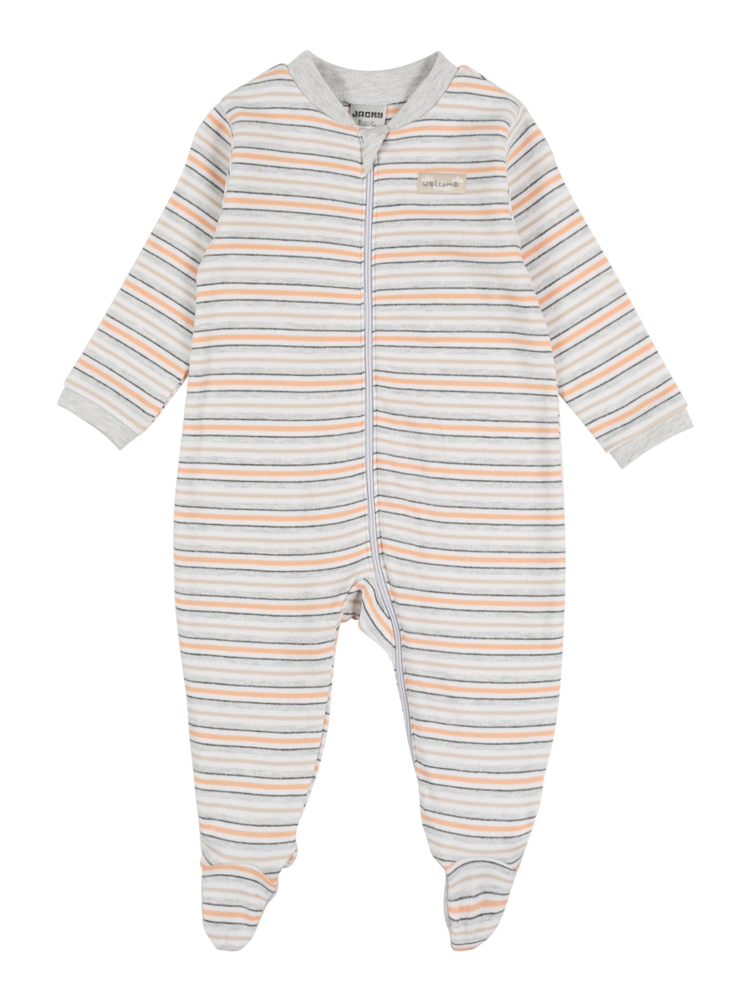 JACKY Štandardný strih Pyžamo - Sivá: predná strana