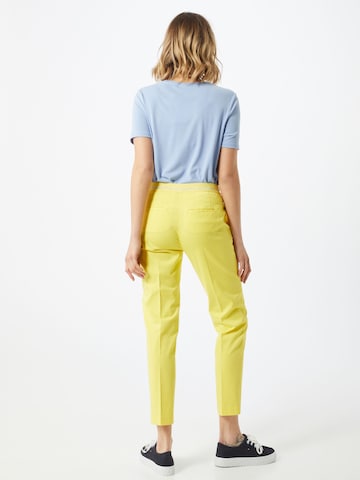 Regular Pantalon à plis 'Maron' BRAX en jaune