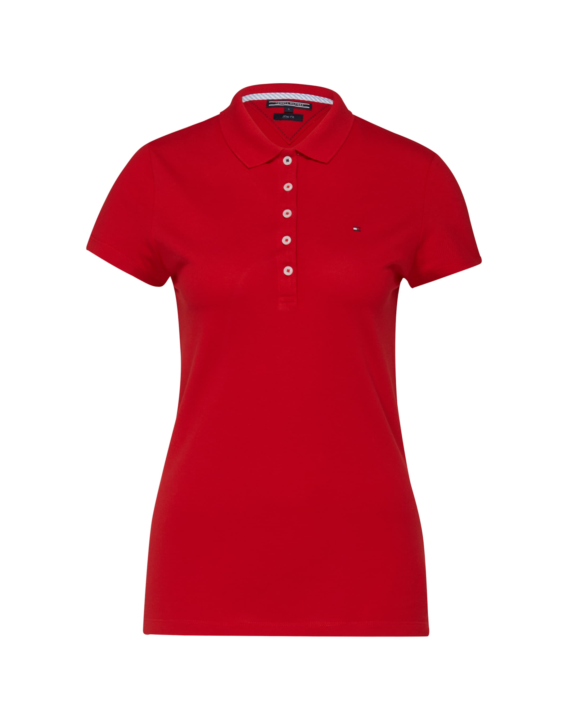 TOMMY HILFIGER Majica 'Chiara' | rdeča barva: sprednja stran