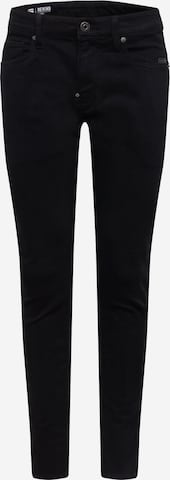 G-Star RAW Slimfit Jeans in Zwart: voorkant