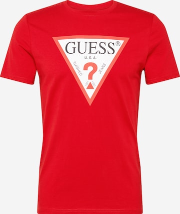 Maglietta di GUESS in rosso: frontale