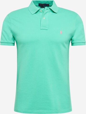 T-Shirt Polo Ralph Lauren en vert : devant