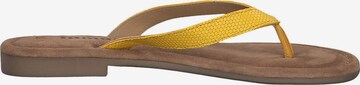 TAMARIS T-Bar Sandals in Yellow