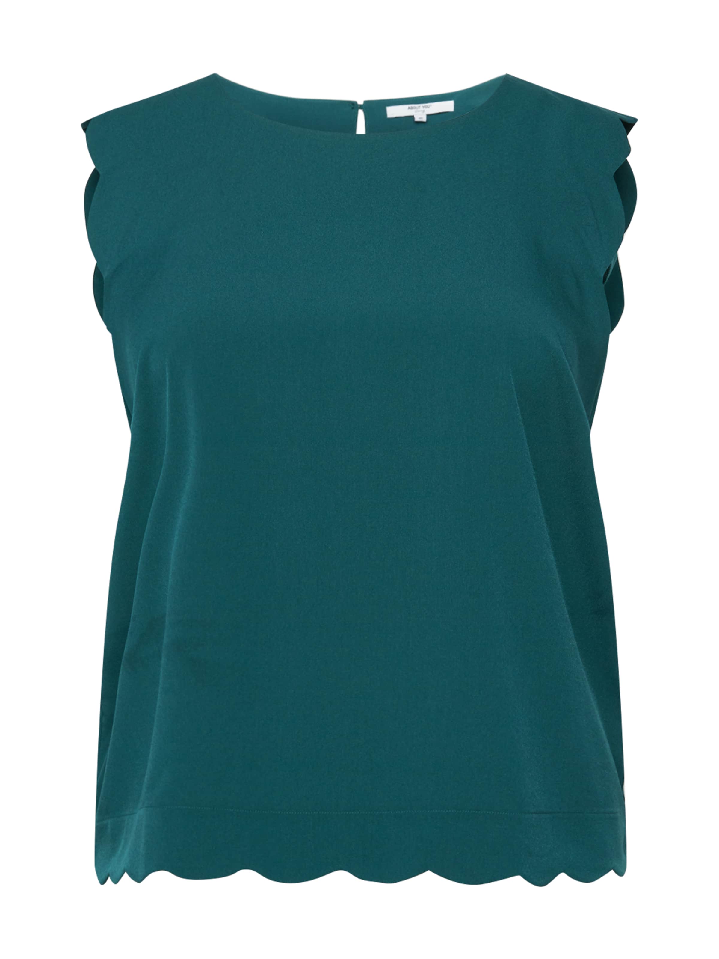 ABOUT YOU Curvy Blouse 'Arvena' in Green: front