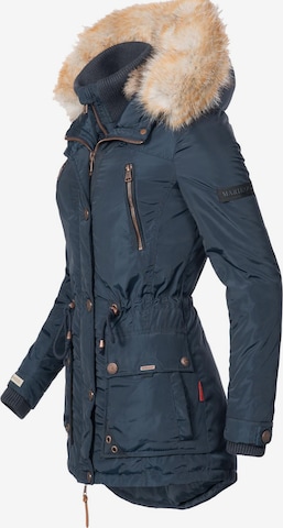 MARIKOO Parka 'Grinsekatze' in Blau