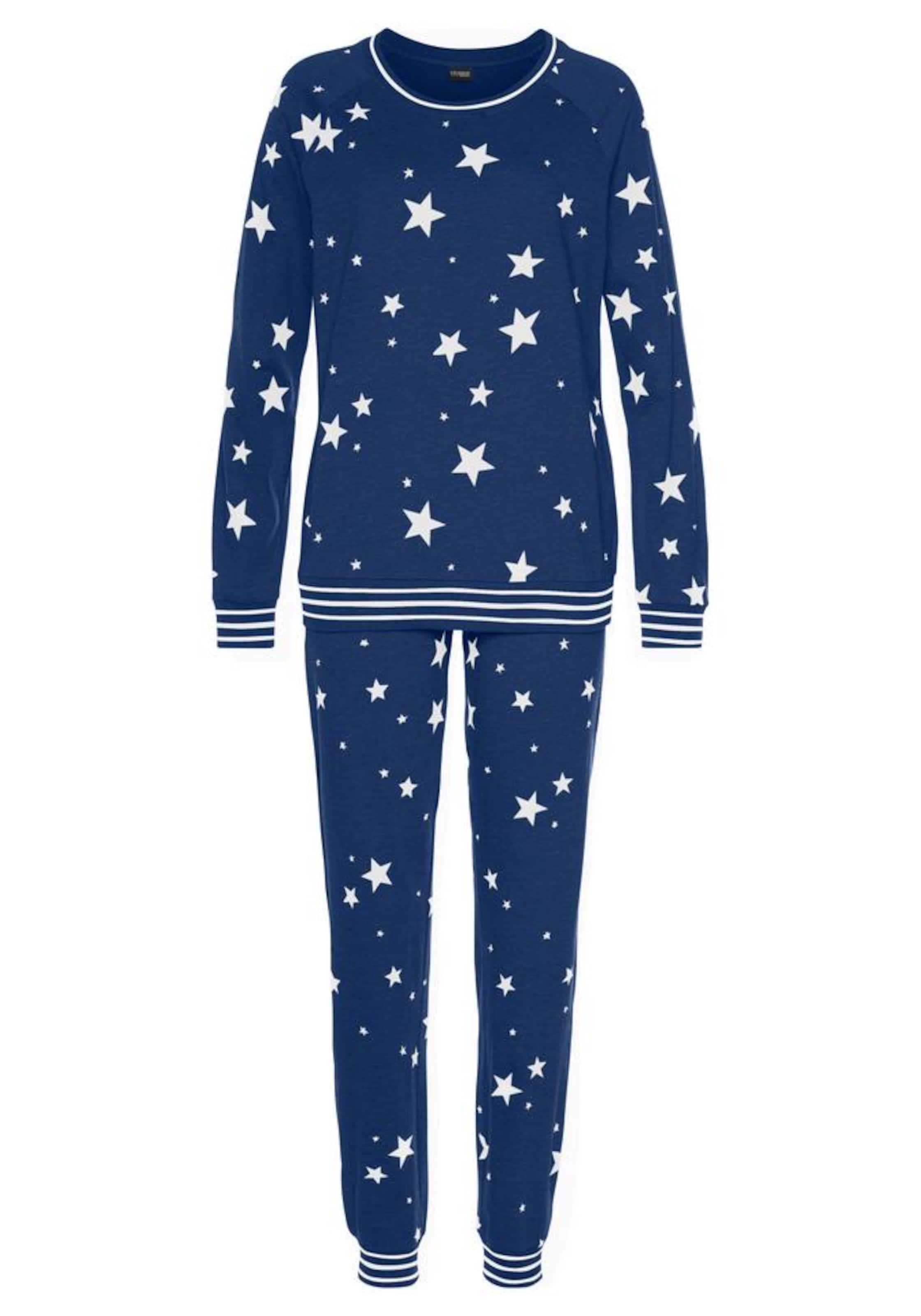 VIVANCE Pyjama in Blauw: voorkant
