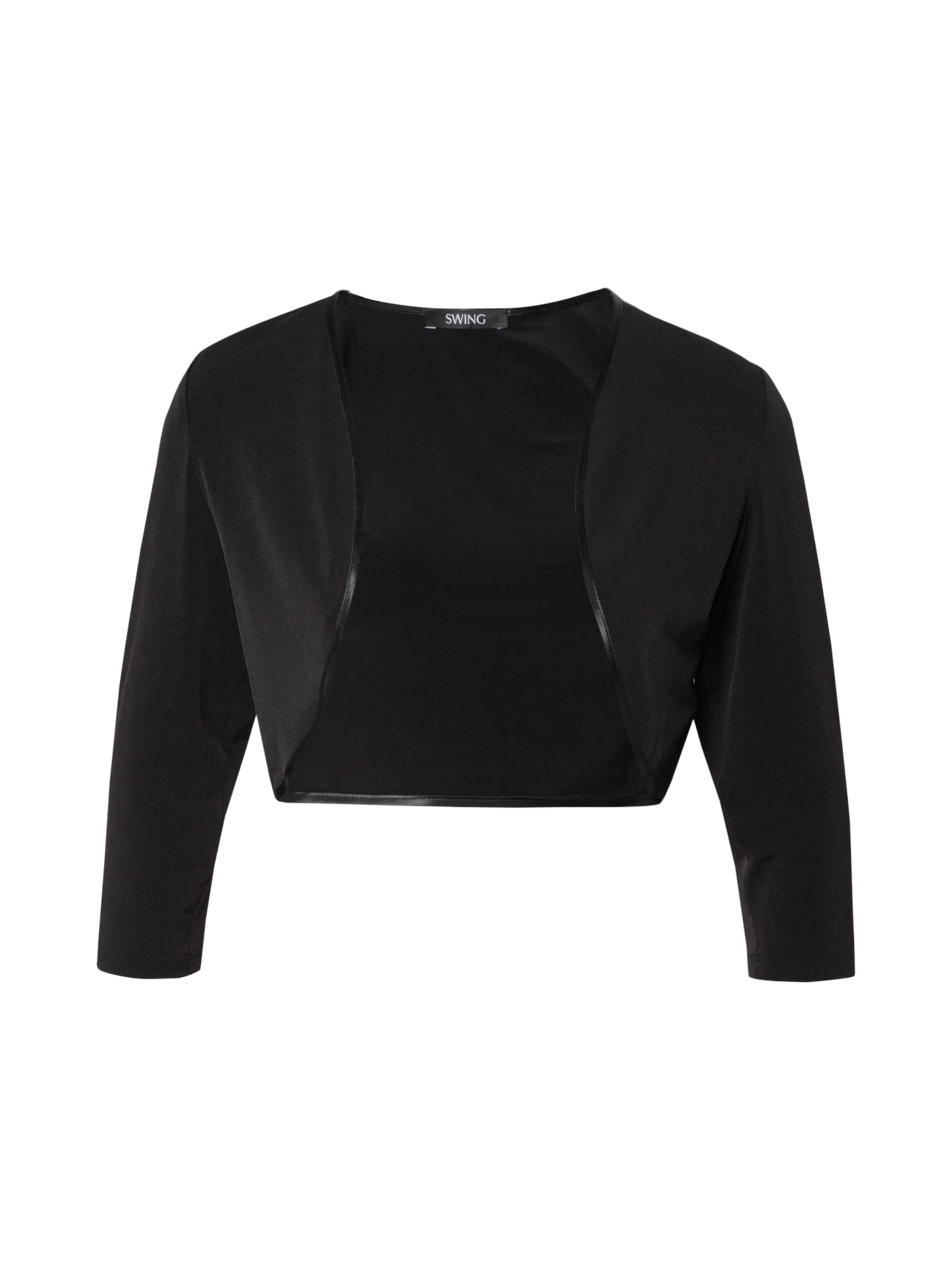 Boléro SWING en noir : devant