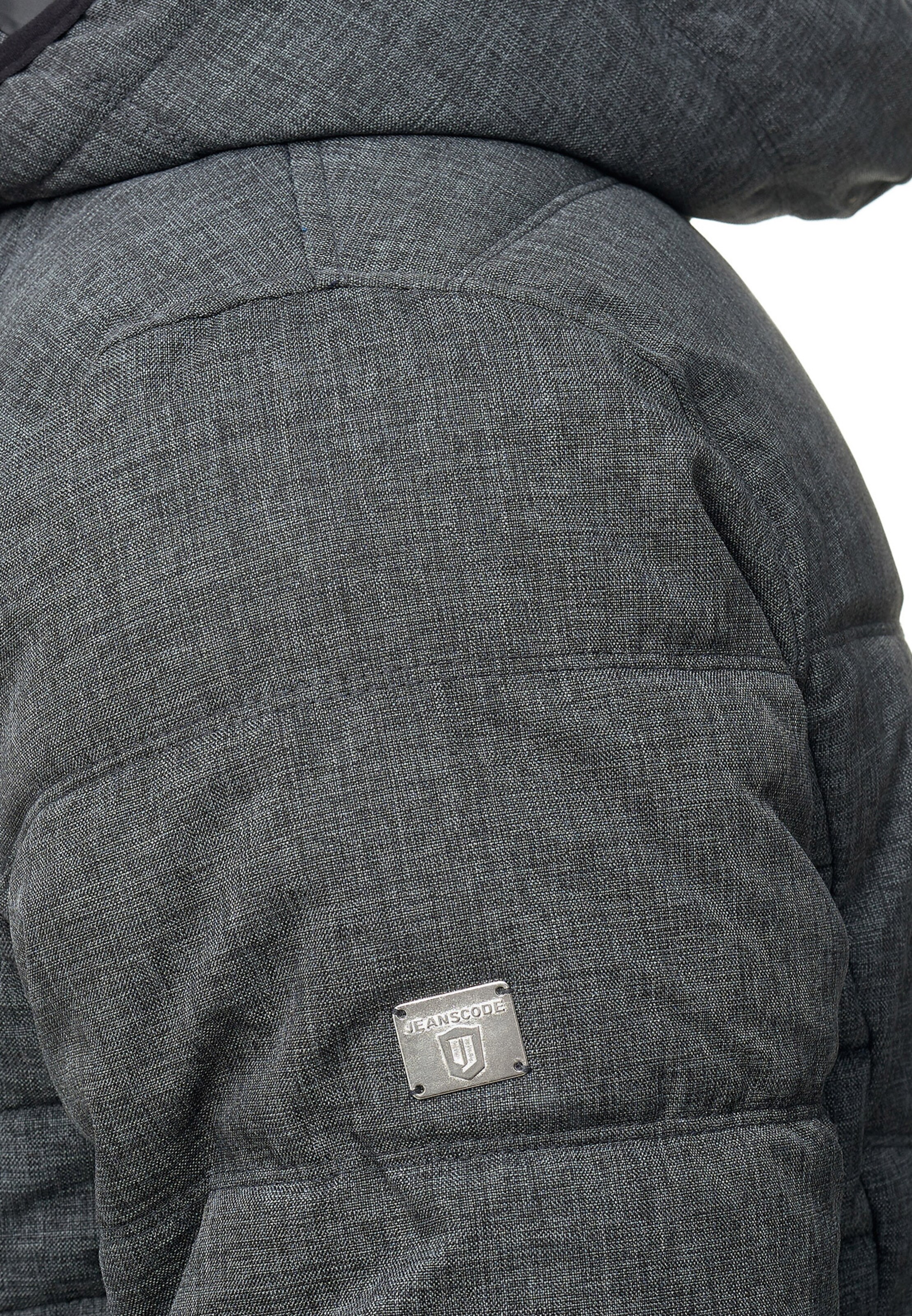 INDICODE JEANS Winterjacke 'Circus' in Grau