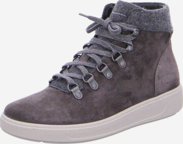 Ganter Lace-Up Ankle Boots in Grey: front