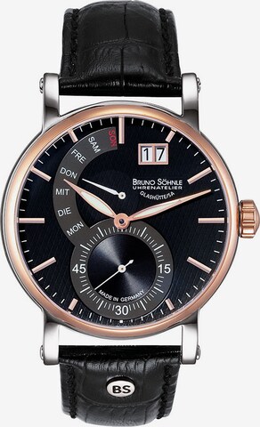 Bruno Söhnle Analog Watch in Black: front