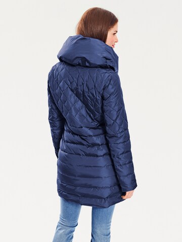 Manteau d’hiver heine en bleu : derrière