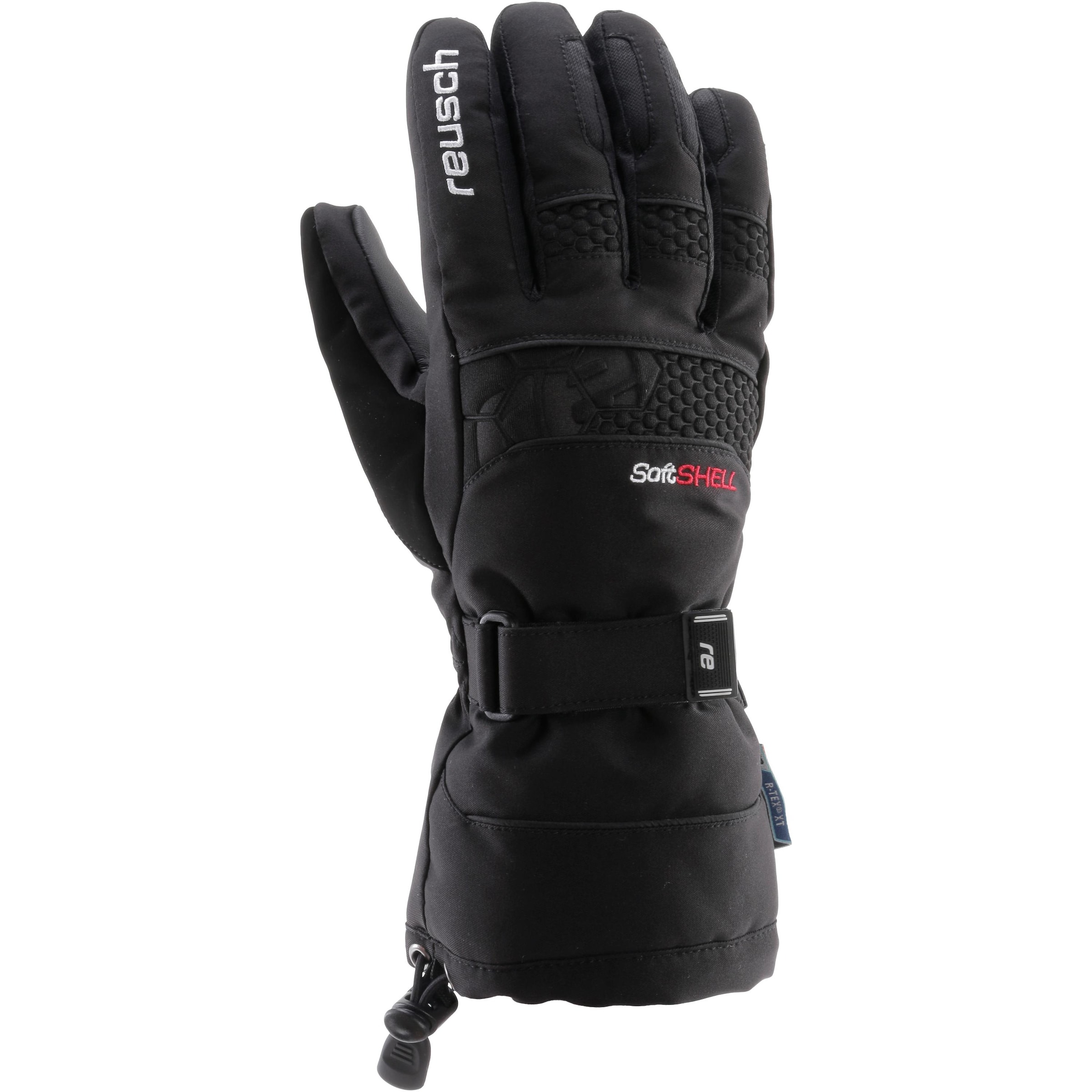 REUSCH Skihandschuhe 'Connor' in Schwarz: Vorderseite
