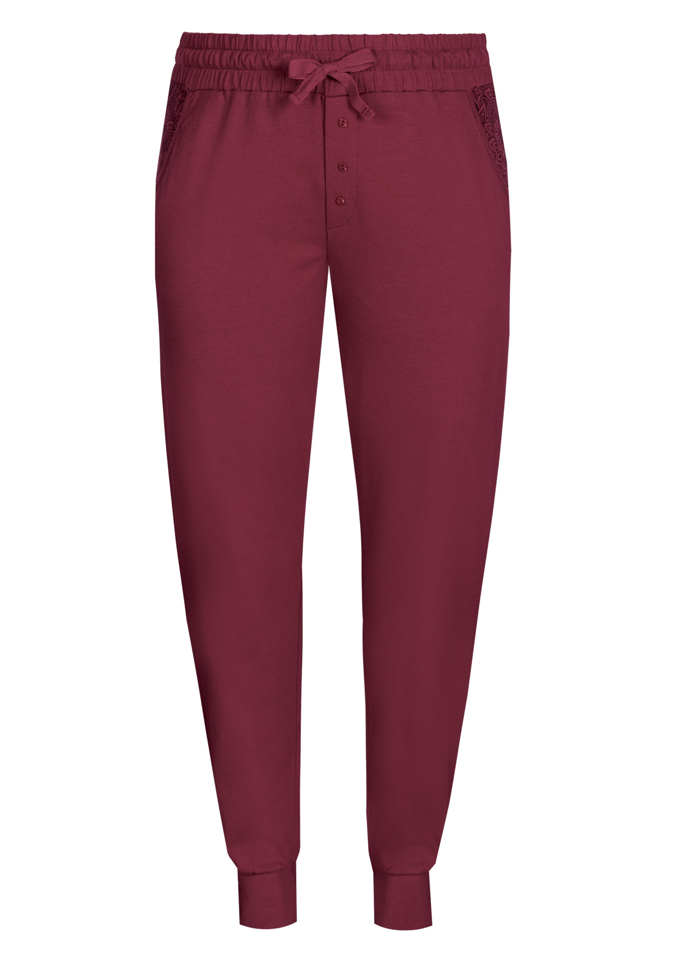 sassa - Hose 'SENSUAL CULTURE' in karminrot