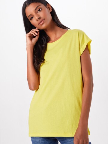 T-shirt Urban Classics en jaune : devant