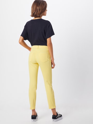 MAC Slimfit Jeans 'Dream Chic' in Gelb