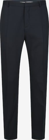 Calvin Klein Regular Pleated Pants in Blue: front