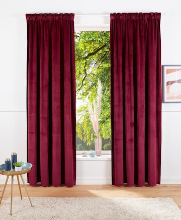 MY HOME Curtains & Drapes in Red: front