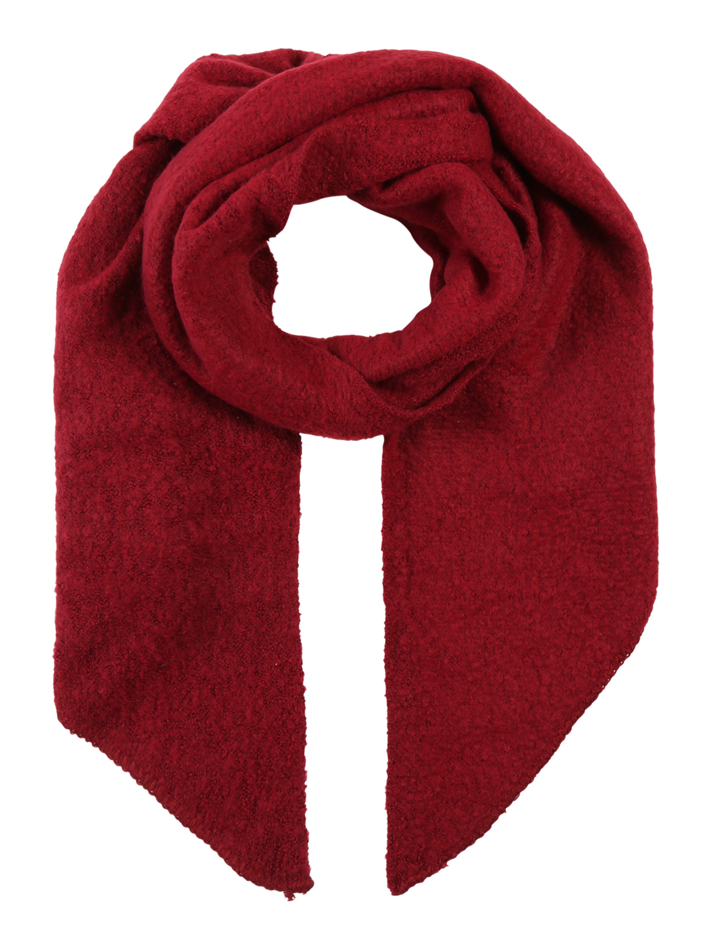 PIECES - Sjaal 'PCPYRON LONG SCARF NOOS' in de kleur Rood