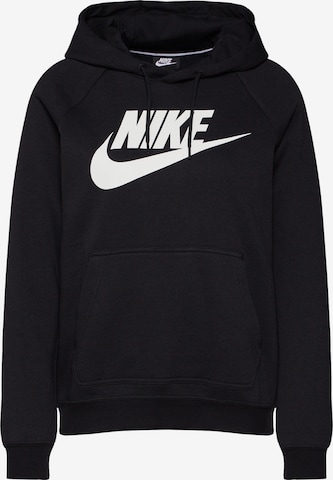 Sweat-shirt 'Rally' Nike Sportswear en noir : devant