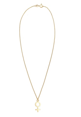 ELLI Halskette Venus-Symbol in Gold