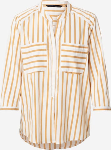 VERO MODA Blus 'ERIKA' i vit: framsida