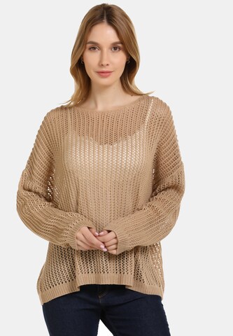 Usha Sweater in Beige: front