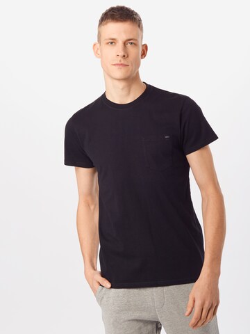 Coupe regular T-Shirt EDWIN en noir : devant