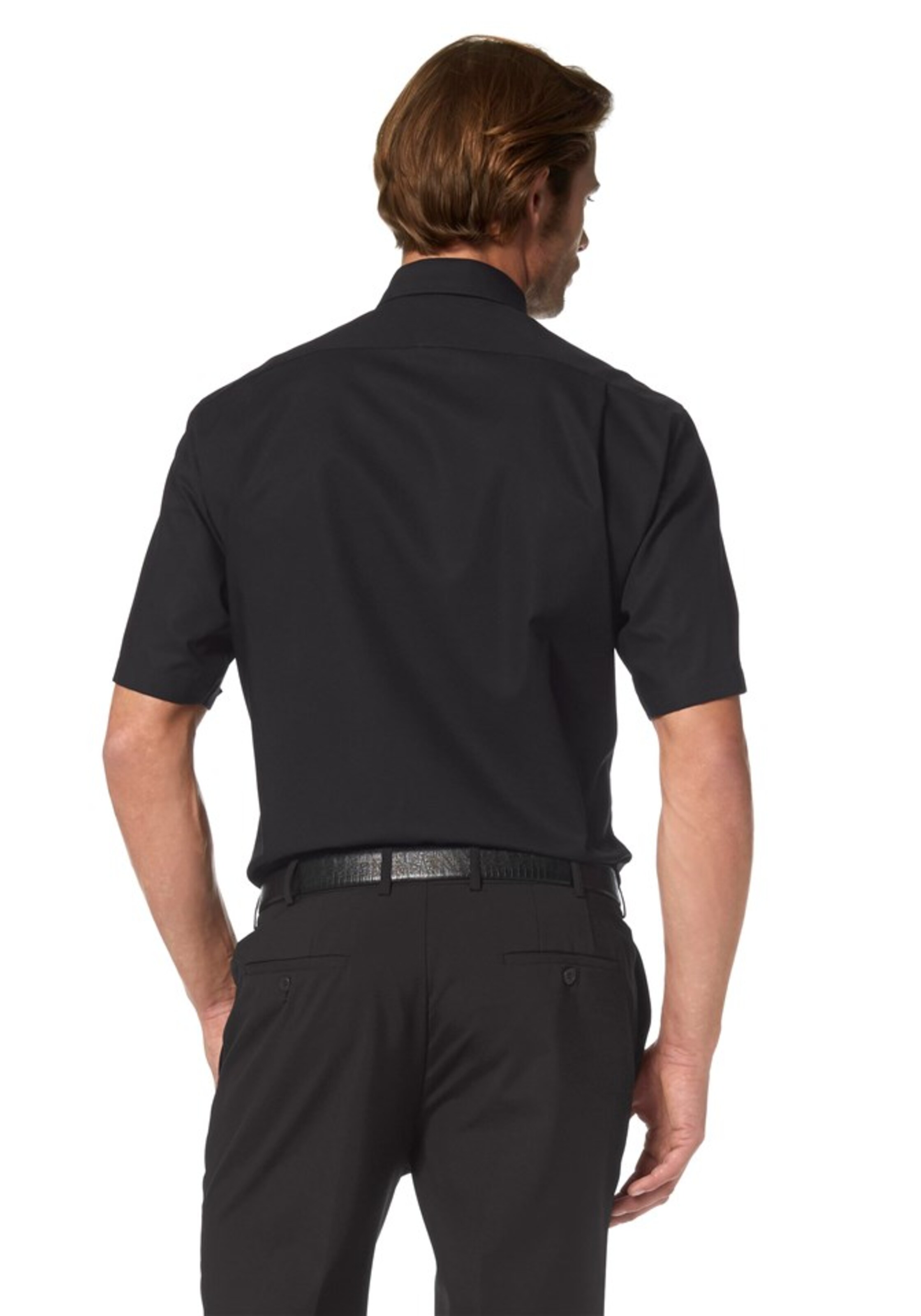 OLYMP Regular Fit Hemd in Schwarz