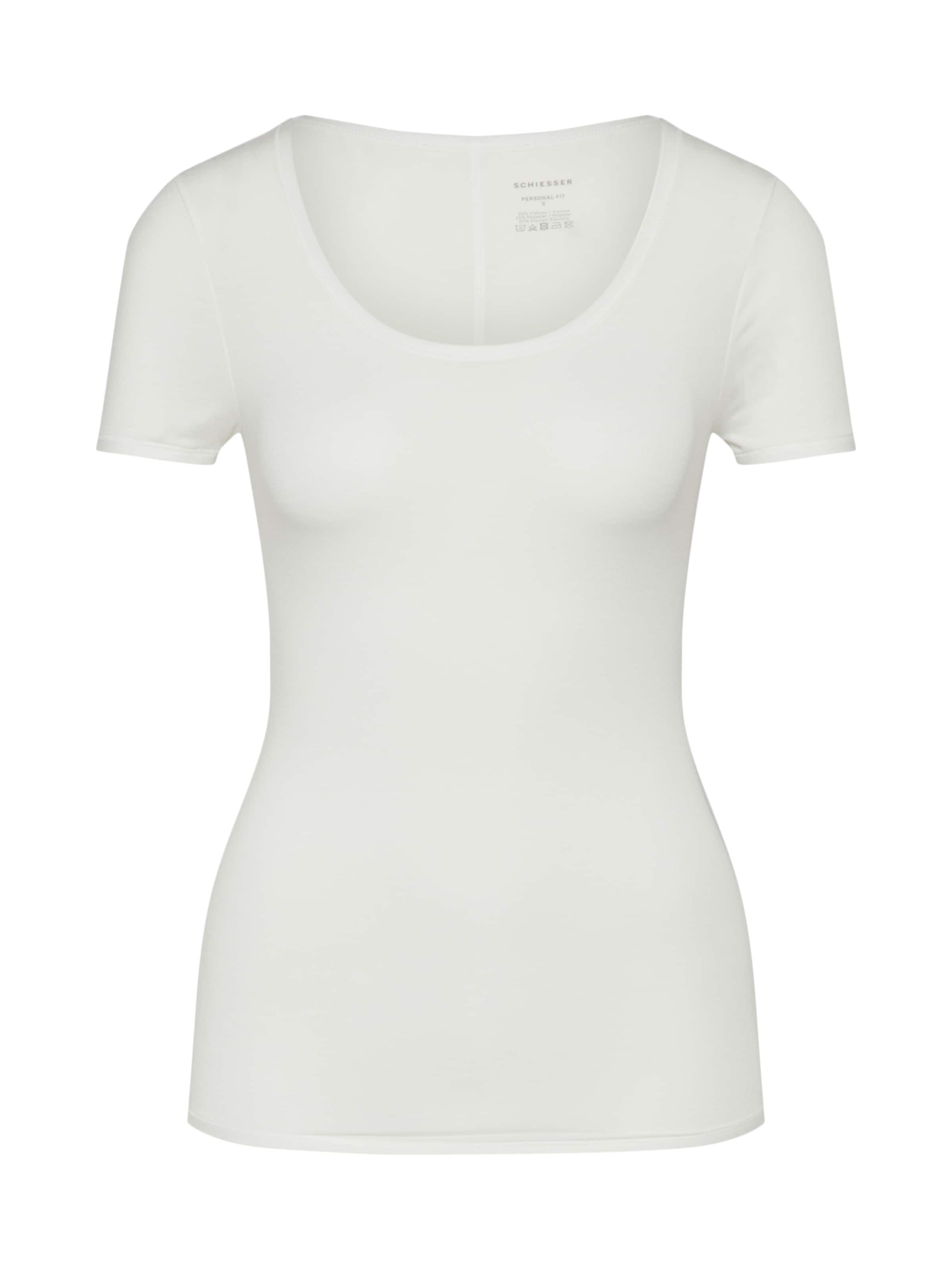 SCHIESSER Unterhemd in Weiß: Vorderseite