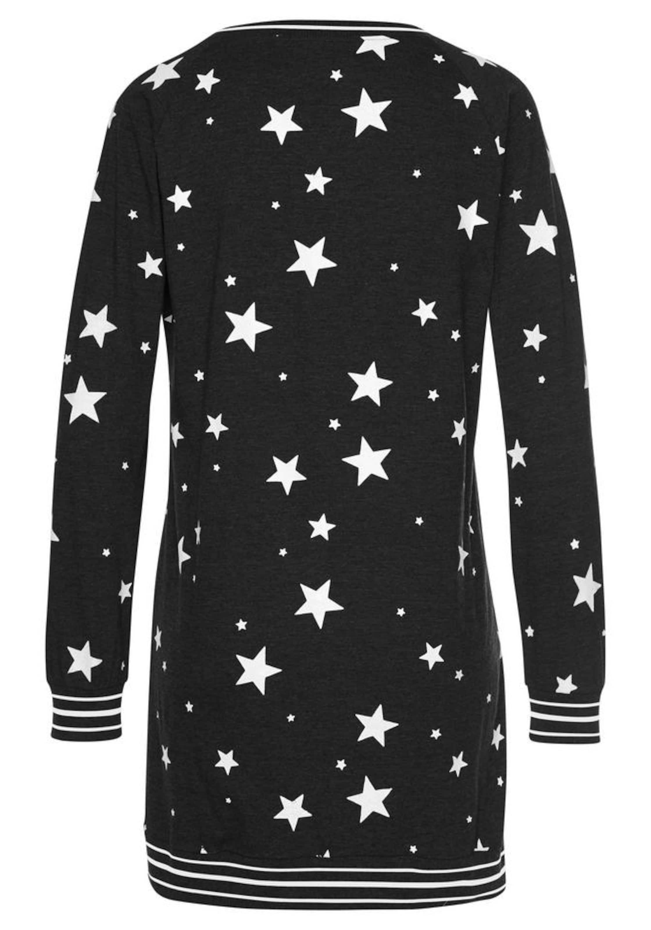 VIVANCE Nachthemd in Schwarz