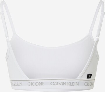 Calvin Klein Underwear تقليدي حمالة صدر بلون أبيض
