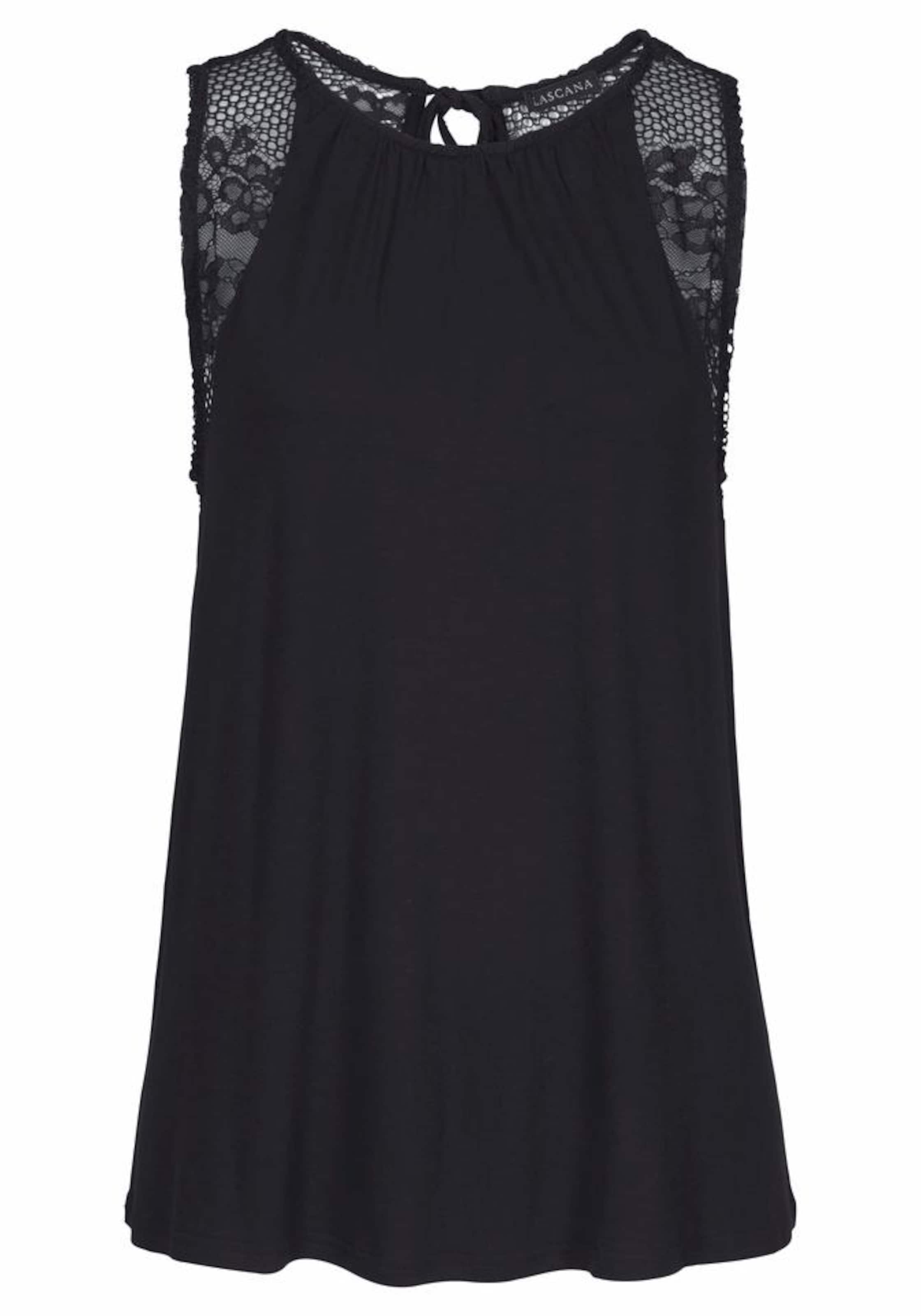 LASCANA Top in Black: front