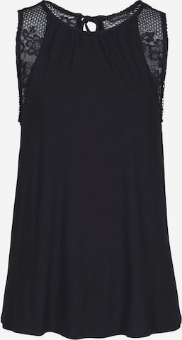 LASCANA Top in Black: front