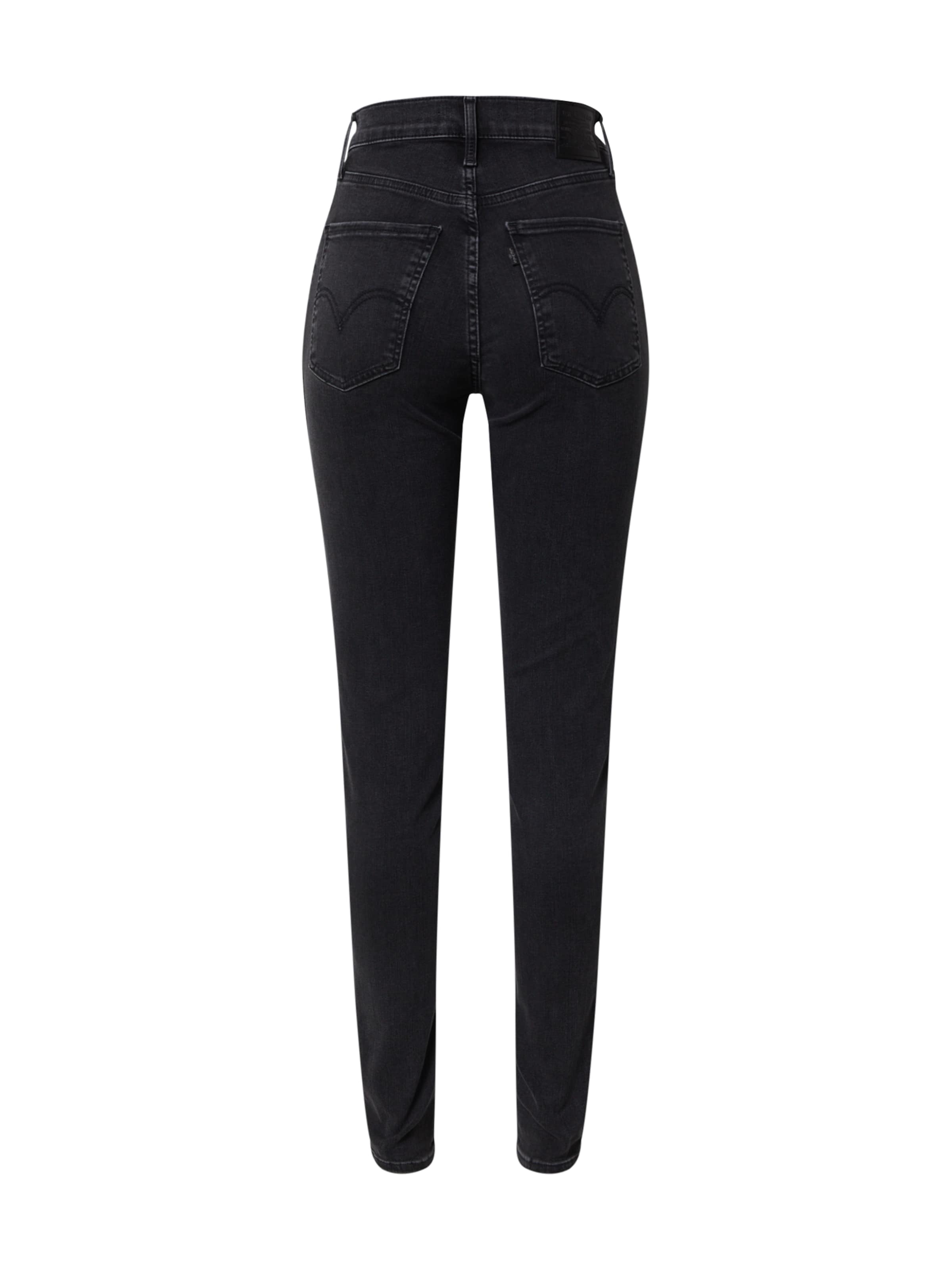 Skinny Jeans 'Mile High' de la LEVI'S ® pe negru: față