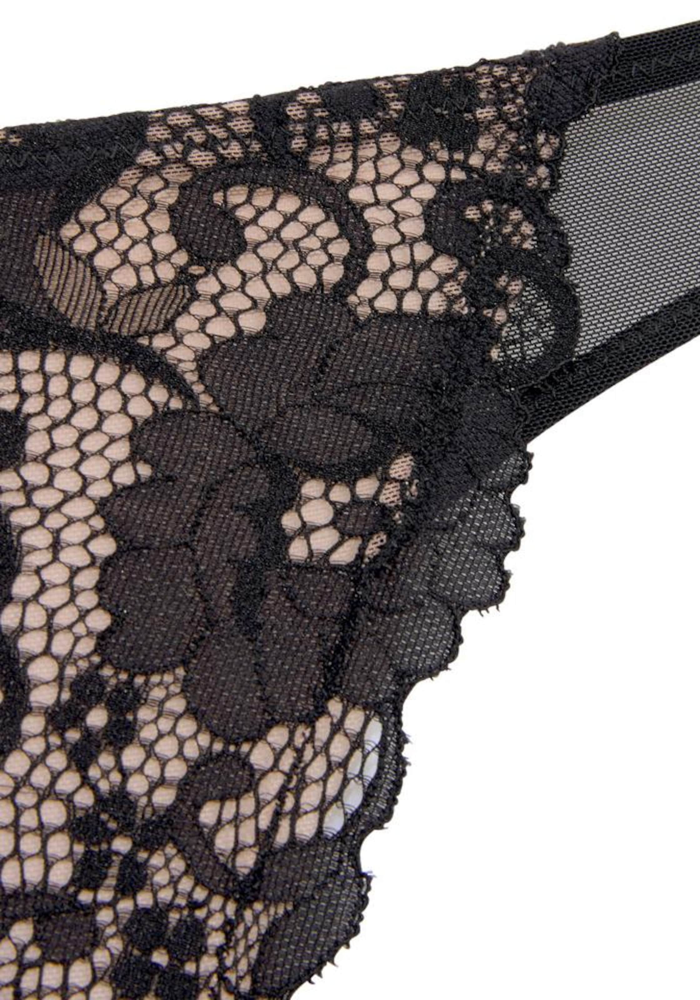 melns JETTE Stringu biksītes