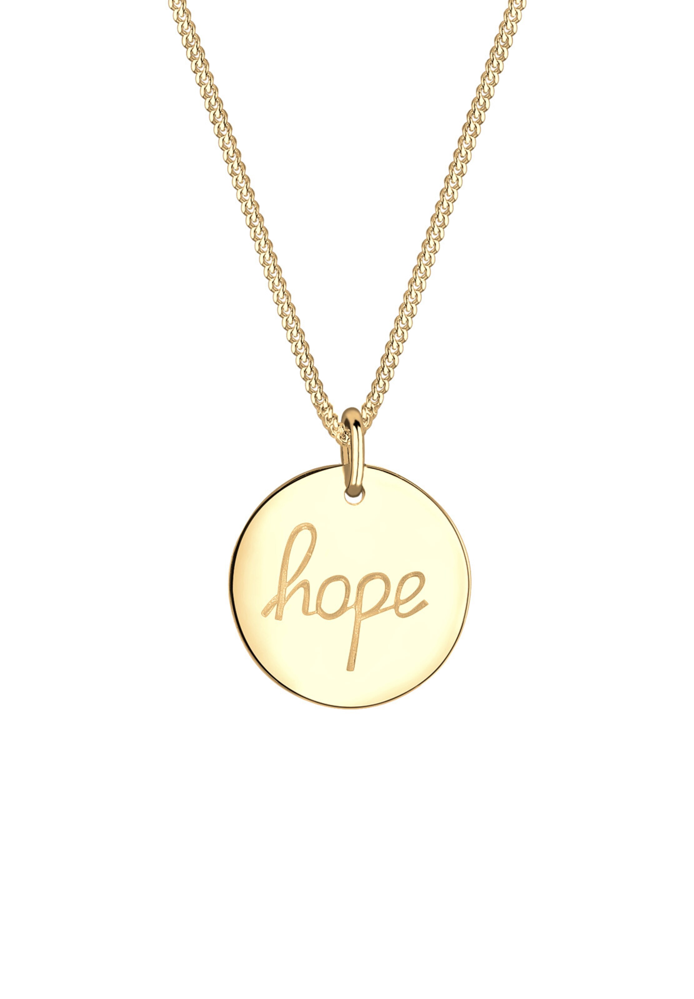 Chaîne 'Hope' ELLI en or : devant