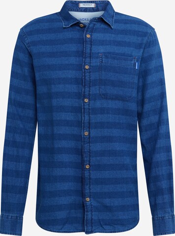 JACK & JONES Regular Fit Hemd in Blau: predná strana