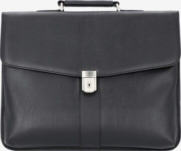 Alassio Document Bag 'Pescara' in Black: front