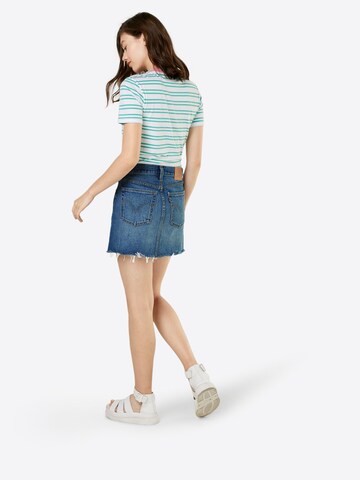 LEVI'S ® Rok 'Deconstructed' in Blauw: terug