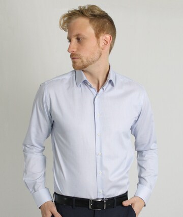 CARPASUS Regular fit Business Shirt ' Classic ' in Blue: front