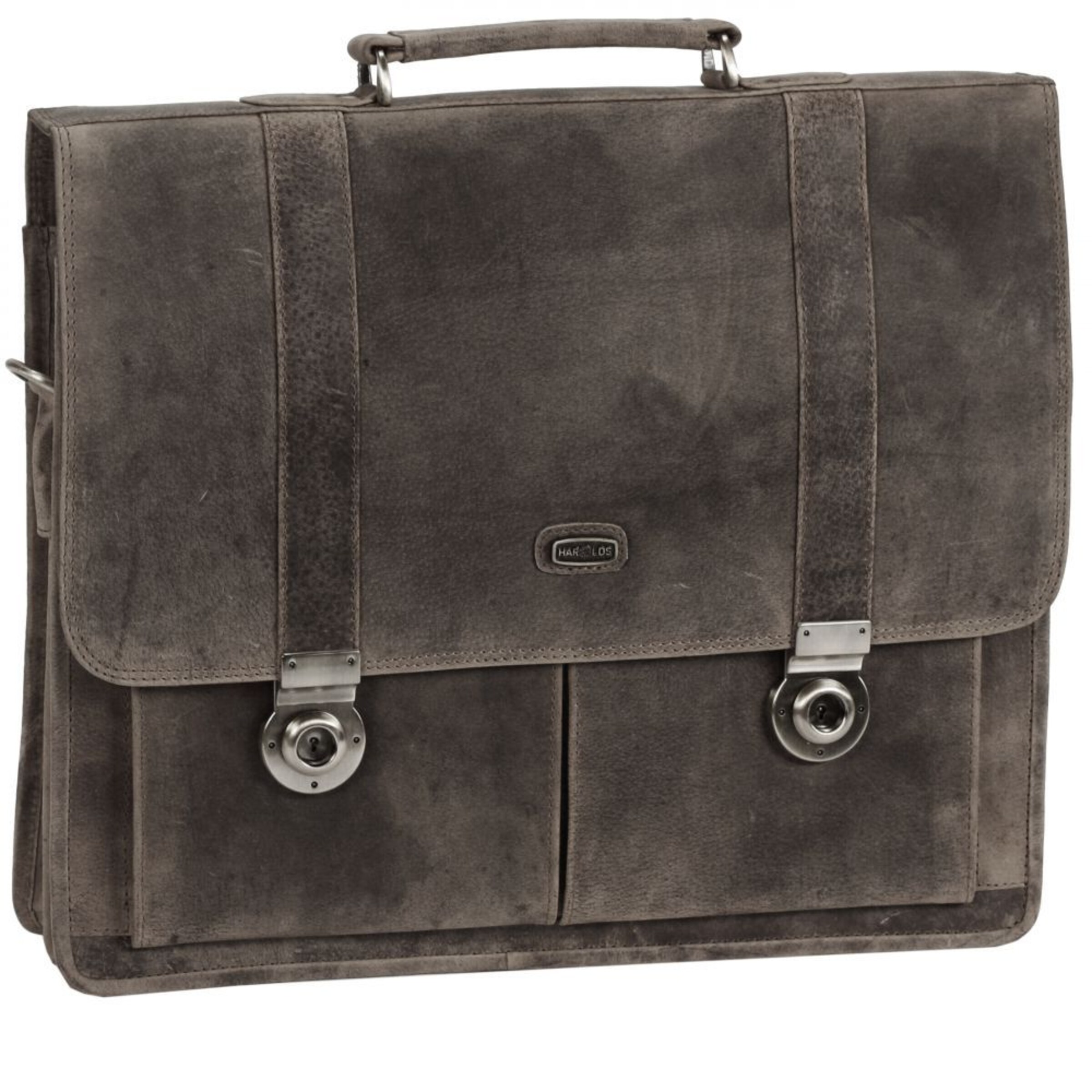 Harold's - Aktentas 'Antico' in de kleur Basaltgrijs