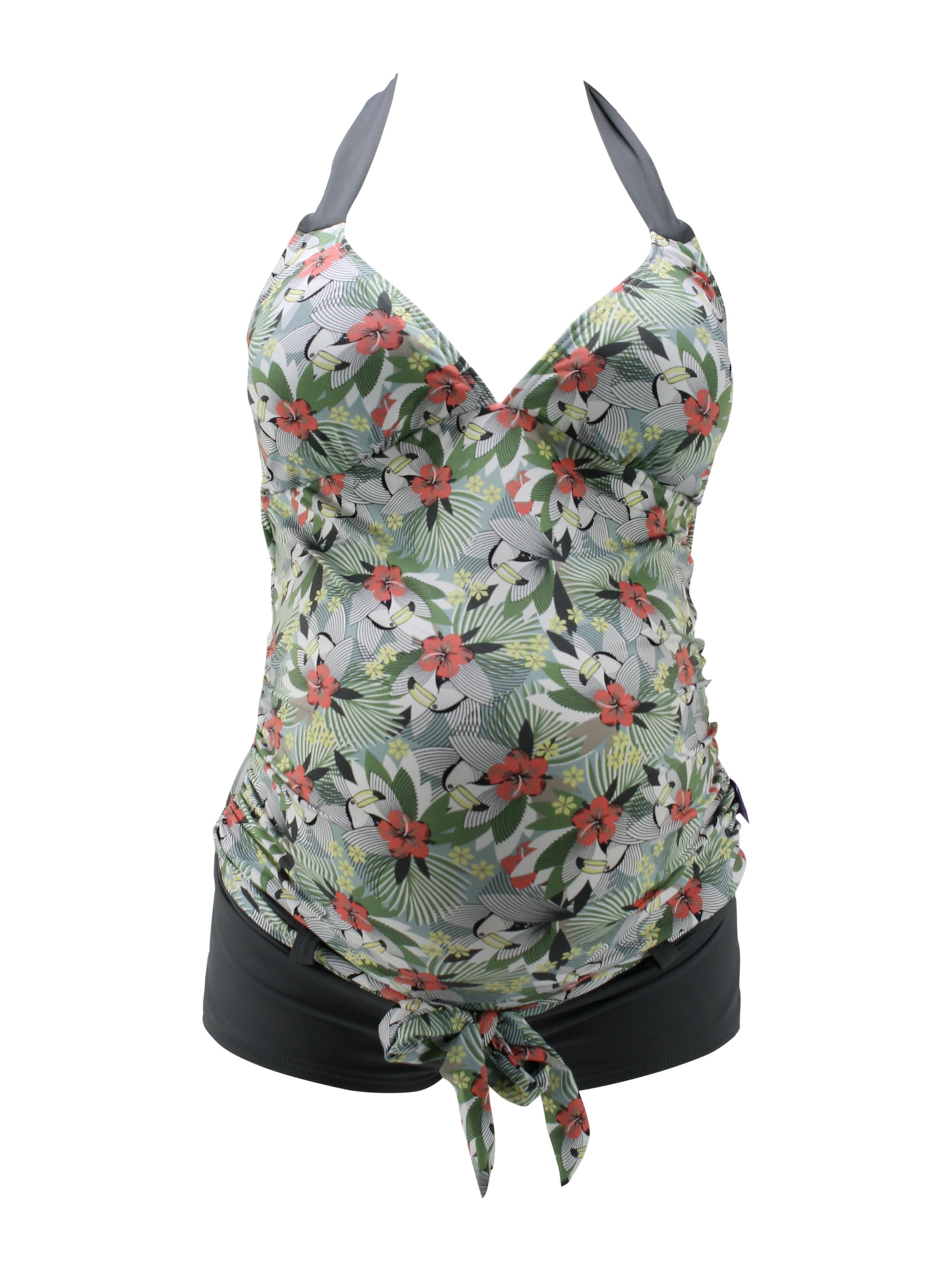 petit amour - regular Tankini en gris: frente