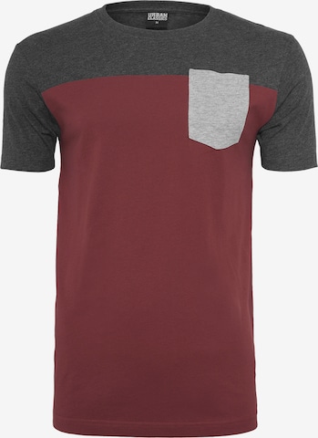 T-Shirt Urban Classics en rouge : devant