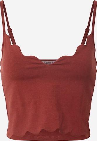 ABOUT YOU - Top 'Auguste' em vermelho: frente