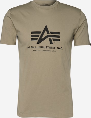 ALPHA INDUSTRIES Shirt in Green: front