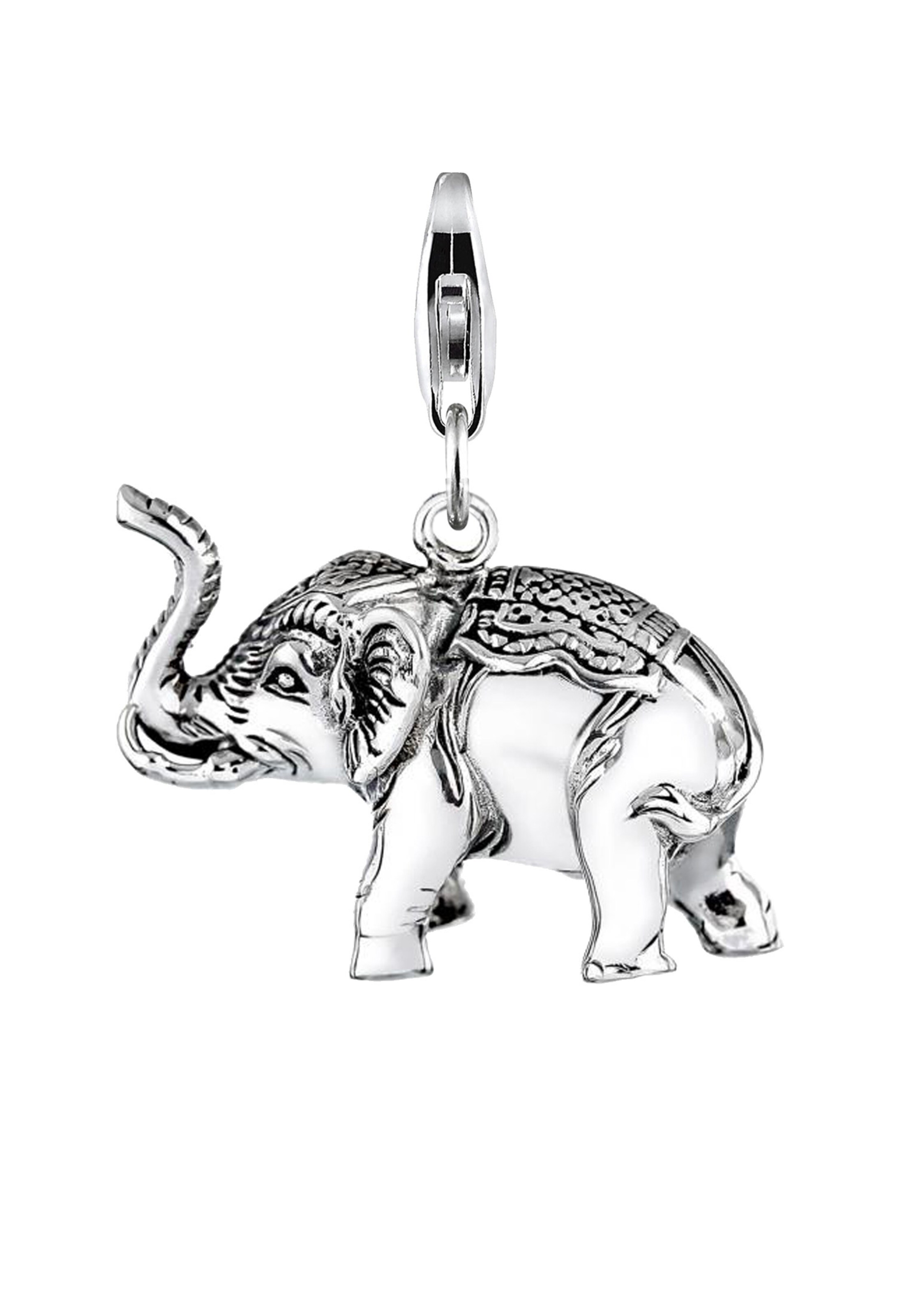 Pendentif Nenalina en argent : devant
